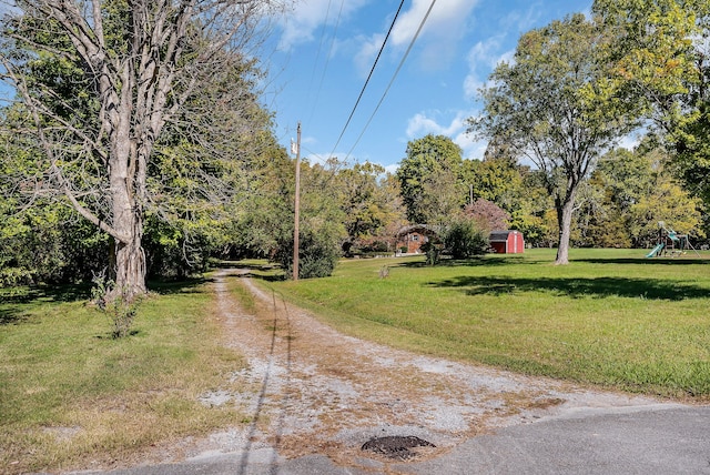 view of road