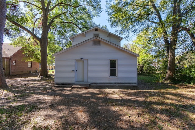 view of rear view of property