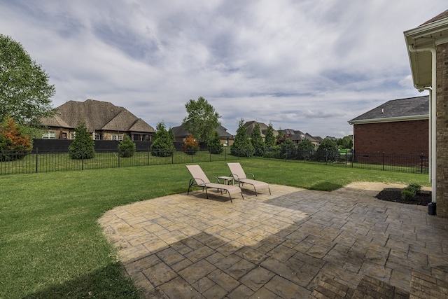 view of patio / terrace featuring a fenced backyard