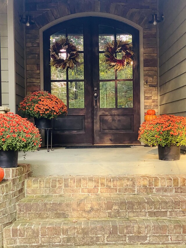 2271 Timberwood Trce, Monteagle, TN 37356 - view of exterior entry featuring french doors