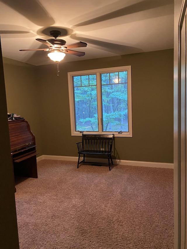 2271 Timberwood Trce, Monteagle, TN 37356 - bedroom with a ceiling fan, baseboards, and carpet floors