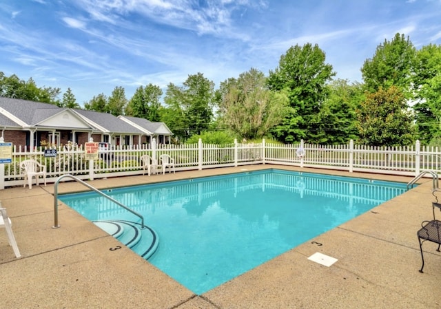 view of pool