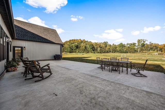 view of patio / terrace with outdoor dining space