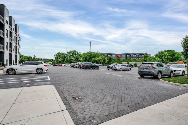 view of car parking