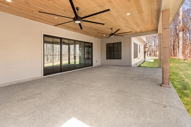 5104 Cobbler Ridge Ct, Franklin, TN 37064 - view of patio / terrace featuring ceiling fan