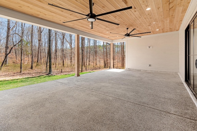 5104 Cobbler Ridge Ct, Franklin, TN 37064 - view of patio / terrace featuring a ceiling fan
