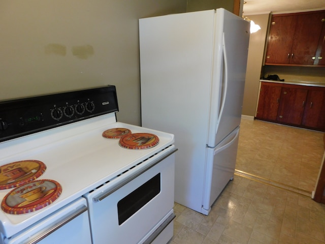 kitchen with white appliances