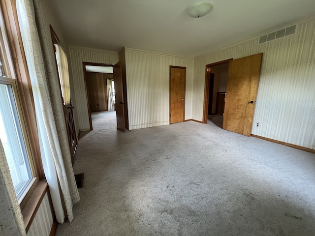 empty room with light carpet