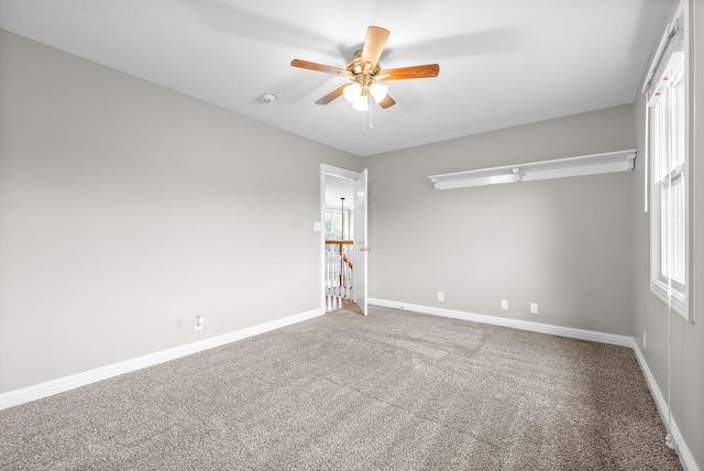 2264 Lock B Rd N, Clarksville, TN 37043 - spare room featuring ceiling fan and carpet flooring