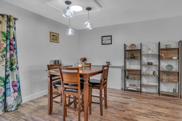 dining room featuring hardwood / wood-style floors