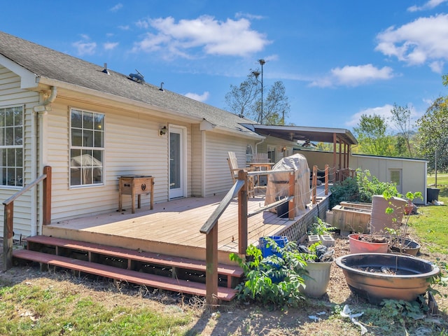 view of deck