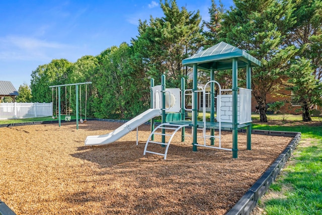 view of jungle gym