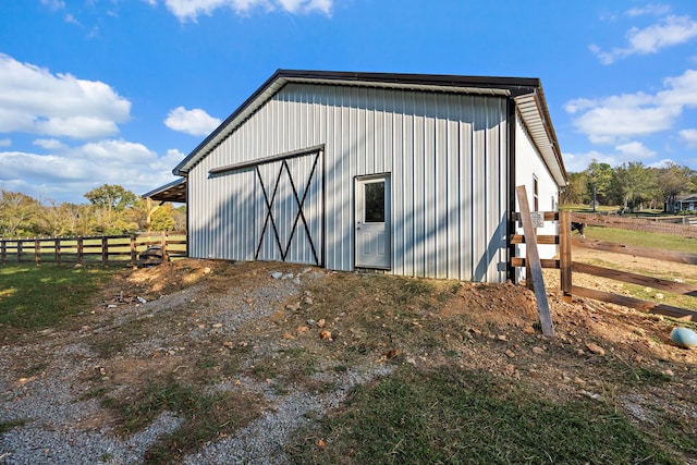 view of outbuilding