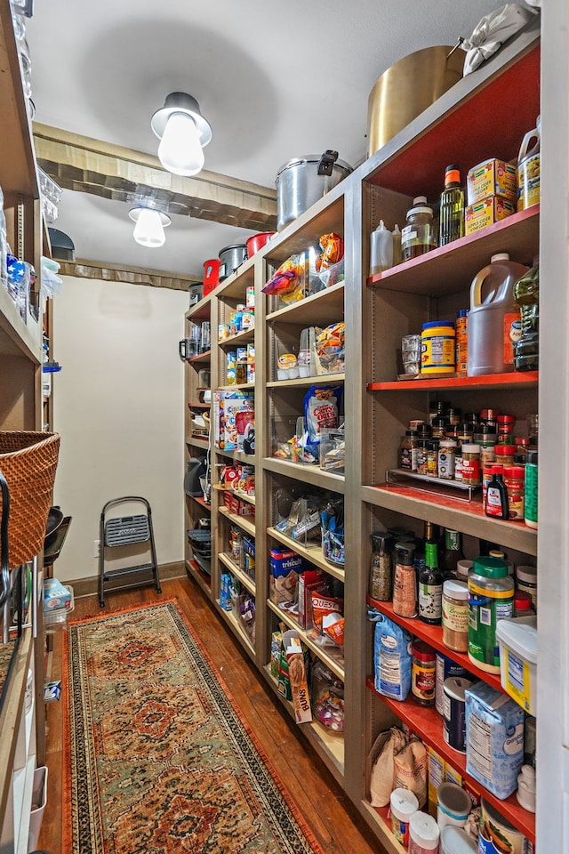 view of pantry