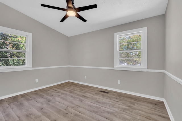 606 S Chestnut St, Monterey, TN 38574 - spare room with a healthy amount of sunlight, a ceiling fan, and wood finished floors