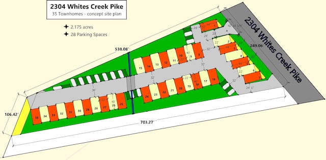 2304 Whites Creek Pike, Nashville TN, 37207 land for sale