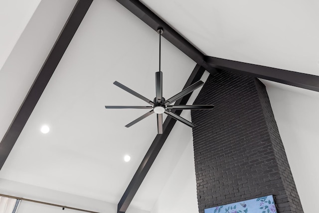 1871 Notting Hl, Chattanooga, TN 37405 - details featuring beam ceiling and ceiling fan
