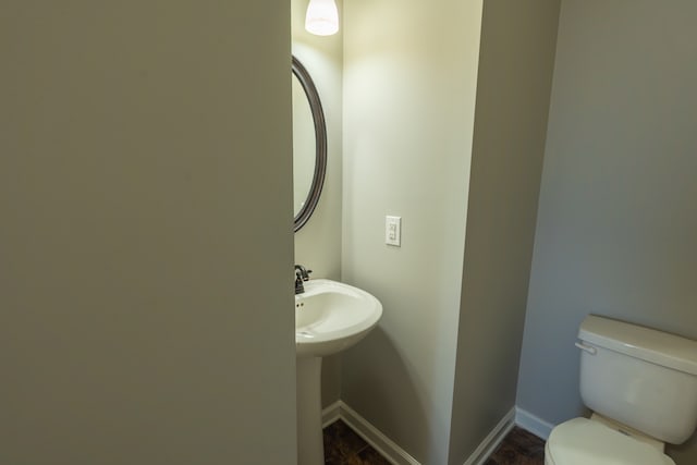 bathroom with toilet