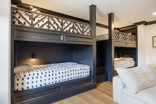 bedroom featuring hardwood / wood-style floors