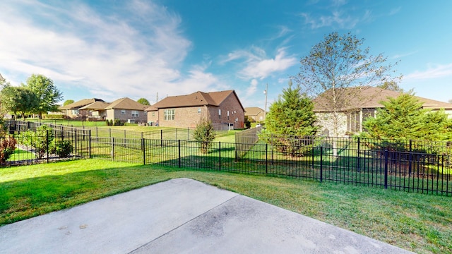 view of yard with a patio