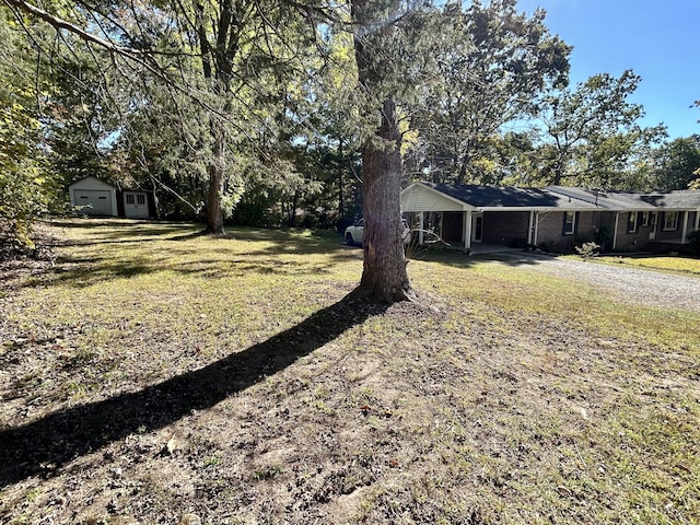 view of yard