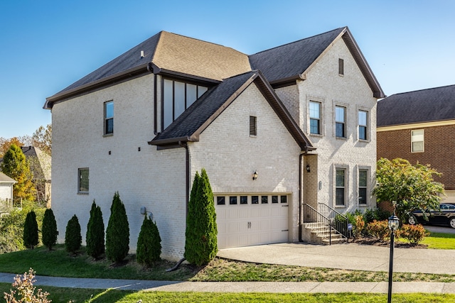 view of home's exterior featuring a garage