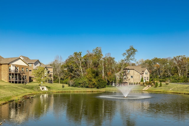 property view of water