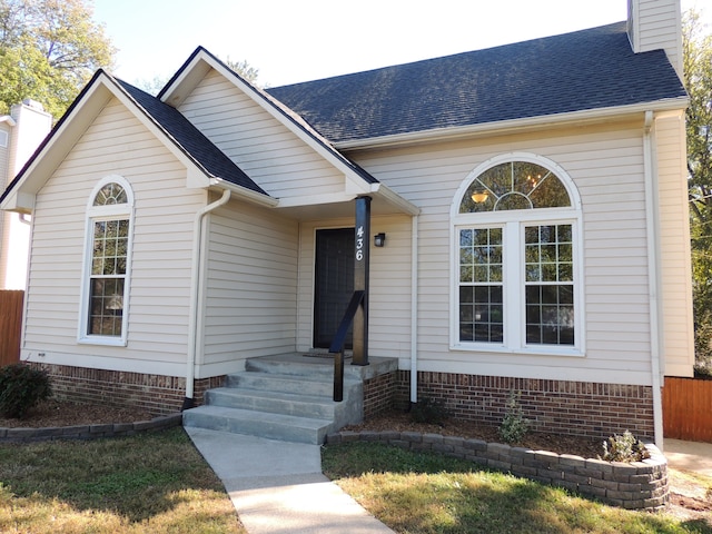 view of front of property