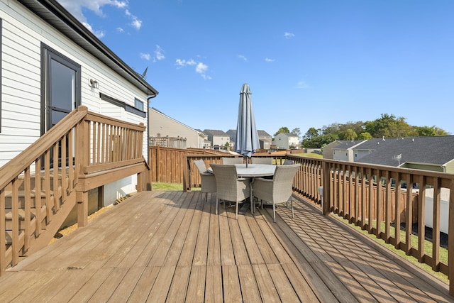 view of deck