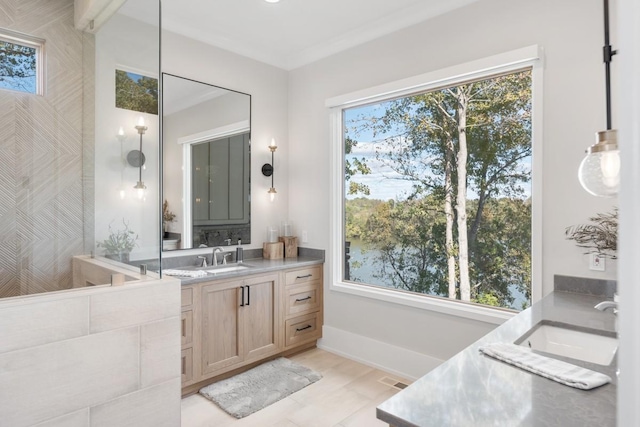 5893 Cairo Bend Rd, Lebanon, TN 37087 - full bathroom with vanity and baseboards