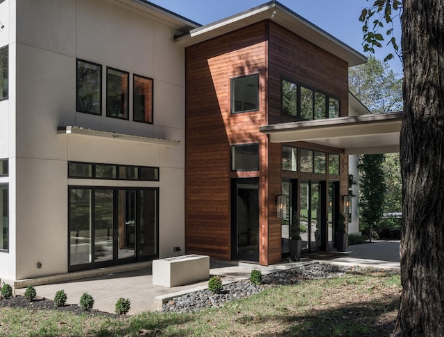 view of rear view of property