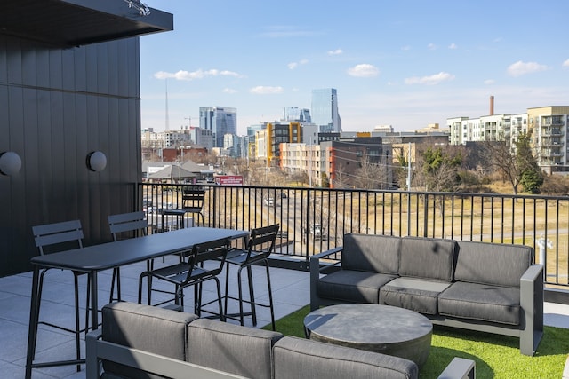 balcony with outdoor lounge area