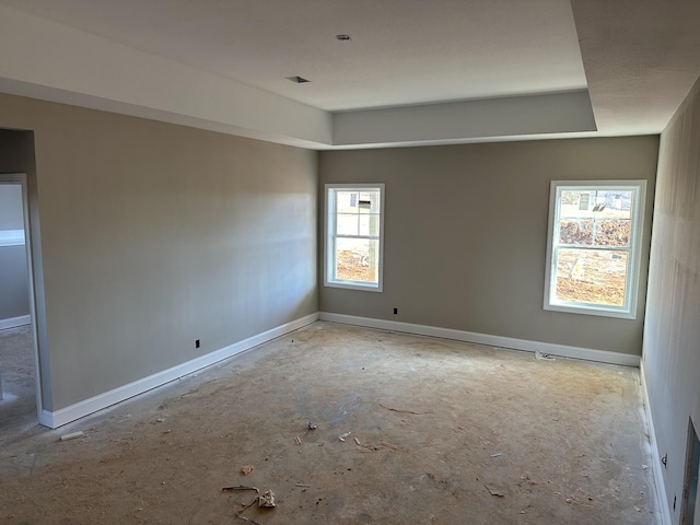 empty room featuring plenty of natural light