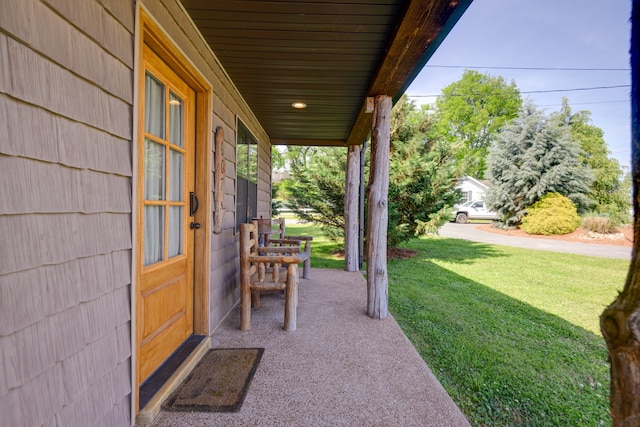 view of patio