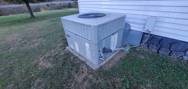 exterior details with central AC and carpet flooring