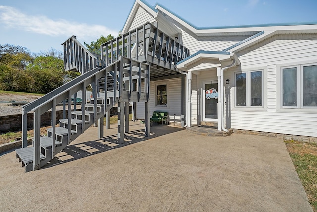 exterior space with a patio area