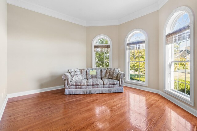 306 Gray Hawk Trl, Clarksville, TN 37043 - sitting room with wood finished floors and baseboards