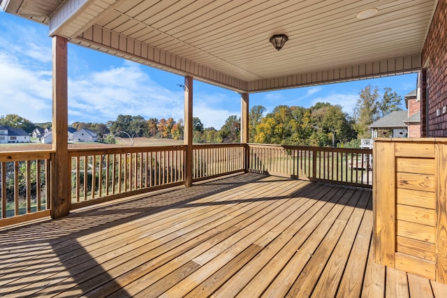 view of deck