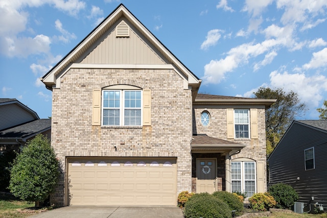 front facade featuring a garage