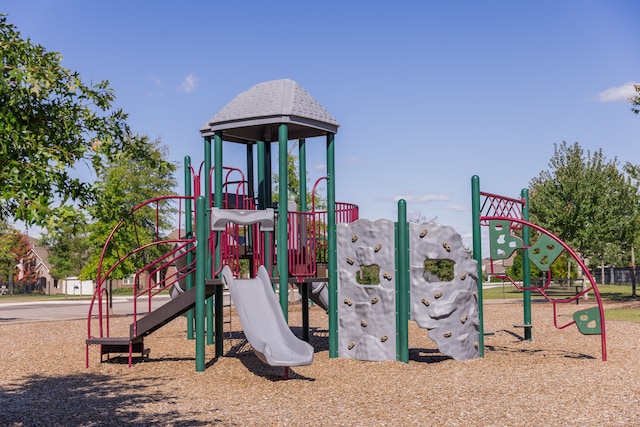 view of jungle gym