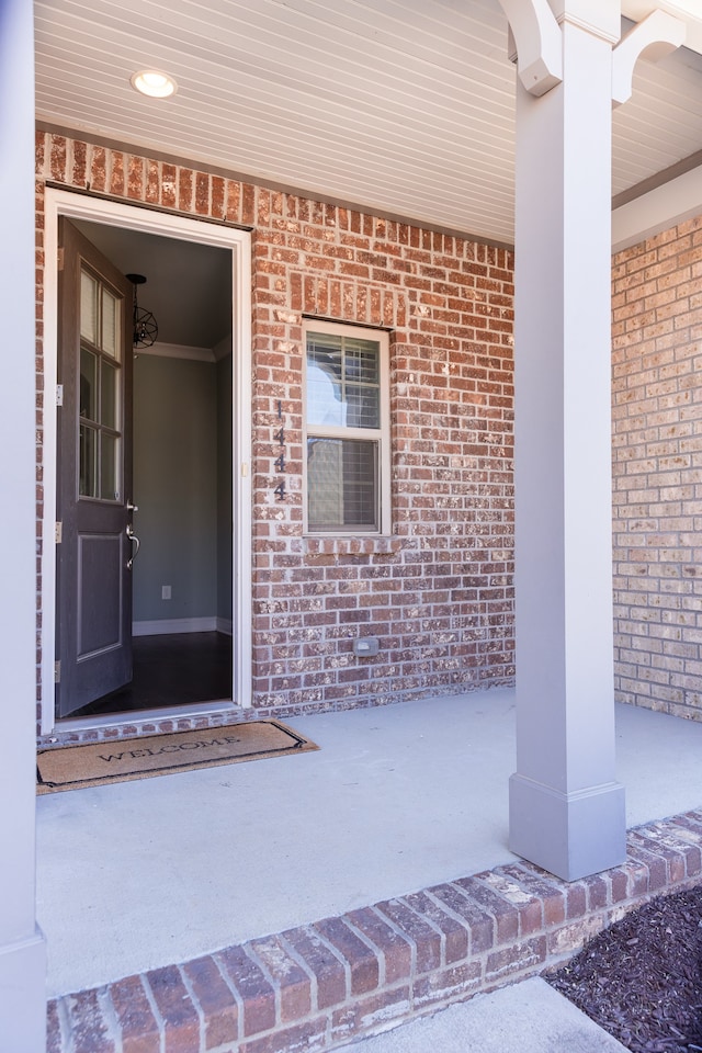 view of entrance to property