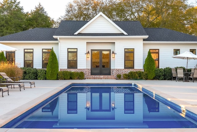 back of house featuring a patio area