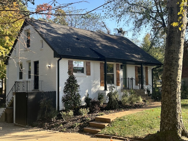 view of bungalow-style home