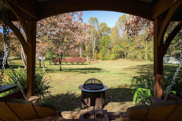 view of yard