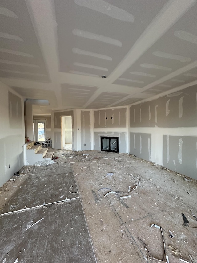 view of unfurnished living room