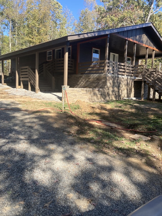 view of stable