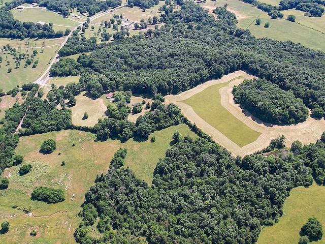 drone / aerial view featuring a rural view