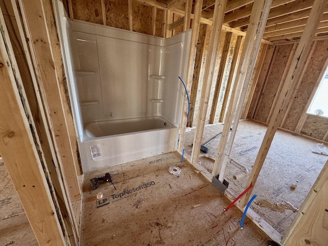 bathroom with a bath