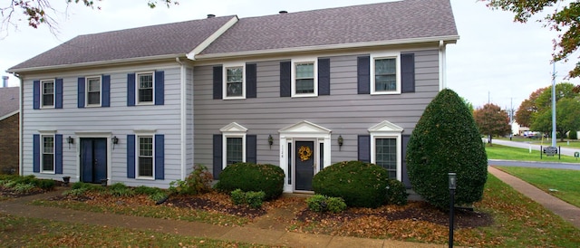 view of colonial inspired home