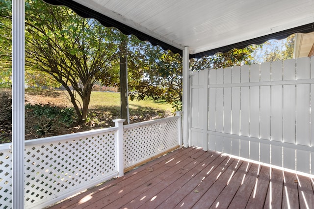 view of deck